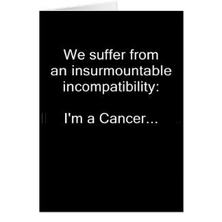 Incompatibilité de Cancer
