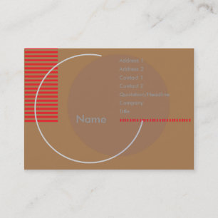 Incomplete - Chubby Business Card