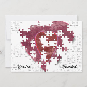 "Incomplete Heart" Valentine's Day Invitation