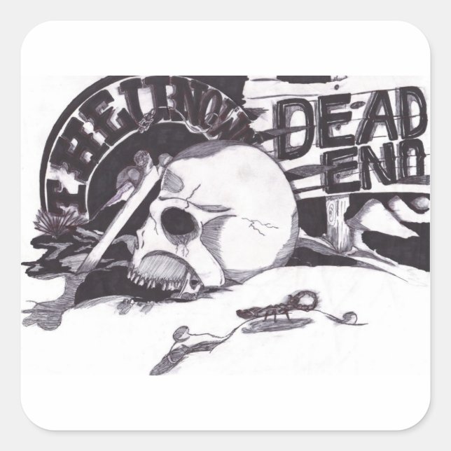 Inconnu - Sticker de fin morte (Devant)