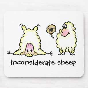 Inconsiderate Sheep Mousepad
