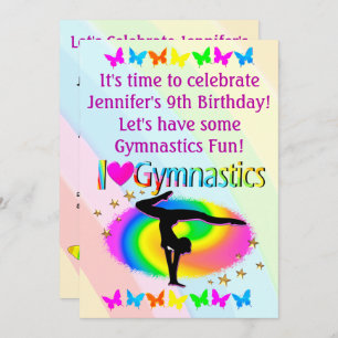 INCONTOURNABLE J'AIME LES INVITATIONS GYMNASTIQUES