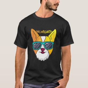 Incorgnito Corgi Dog Pun Pet T-Shirt