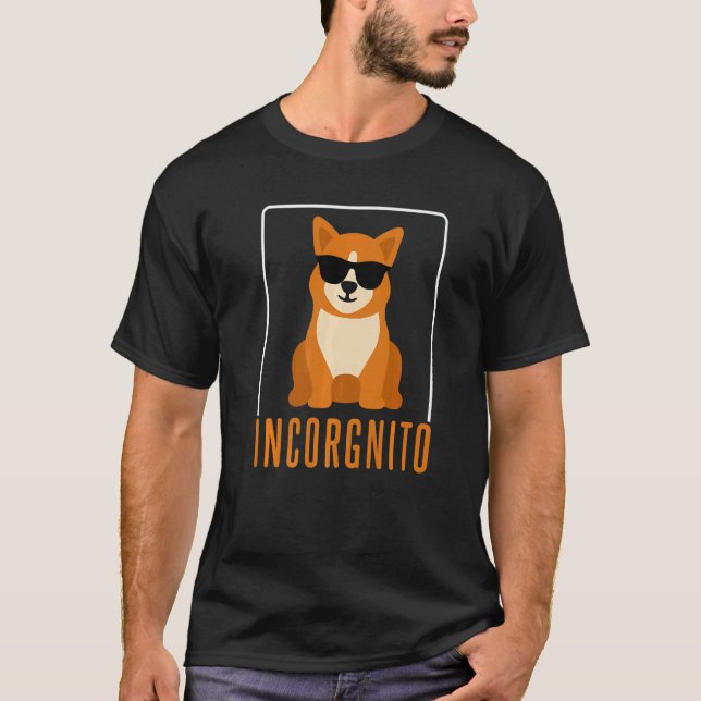 Incorgnito Corgi T-Shirt (Front)