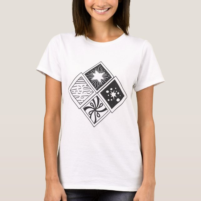 Incorporating multiple elements, abstract imagery  T-Shirt (Front)