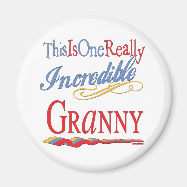 Incredible Granny Magnet (Front)