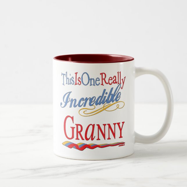 Incredible Granny Two-Tone Coffee Mug (Right)