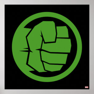 Incredible Hulk Logo Poster