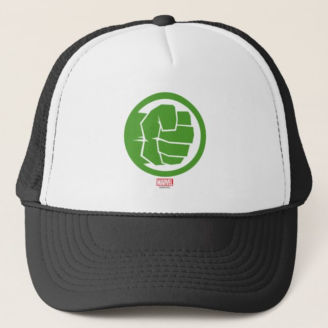 Incredible Hulk Logo Trucker Hat (Front)