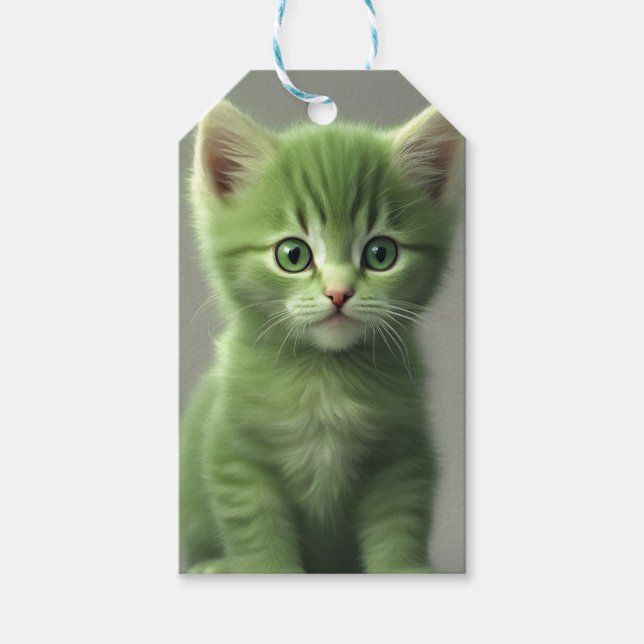 Incredible Kitten Gift Tags (Front)