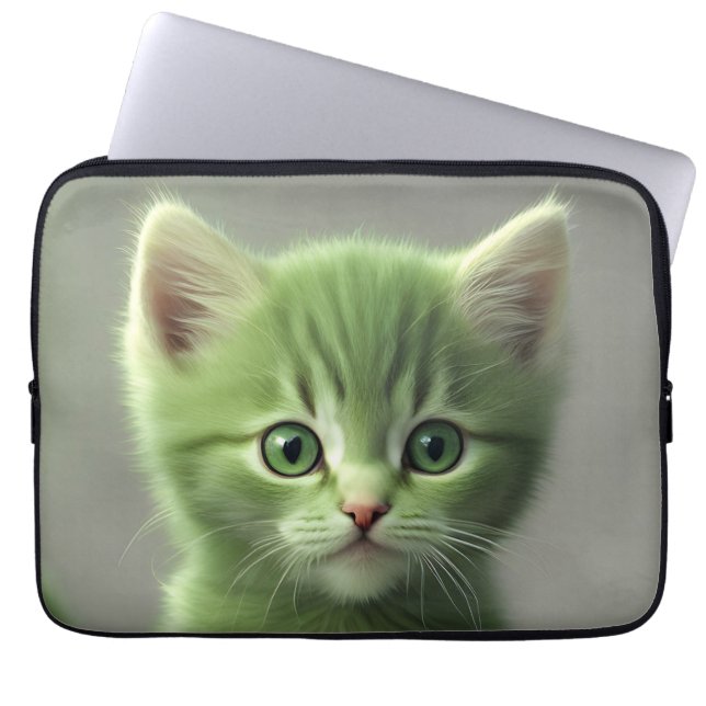 Incredible Kitten Laptop Sleeve (Front)