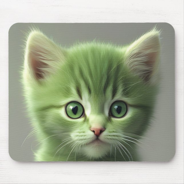 Incredible Kitten Mouse Pad (Front)