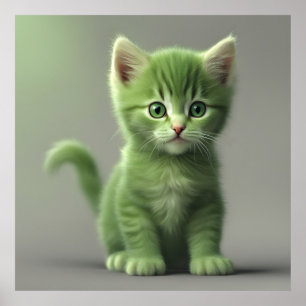 Incredible Kitten Poster