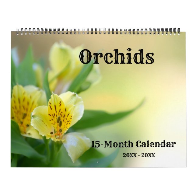 Incredible Orchids Calendar (Cover)