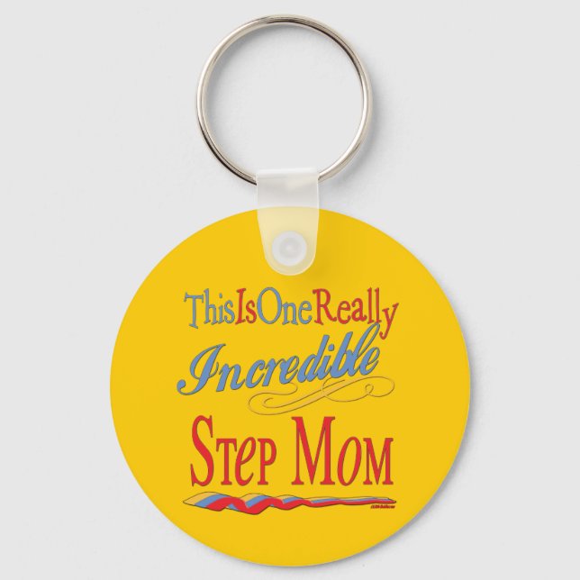 Incredible StepMom Keychain (Front)