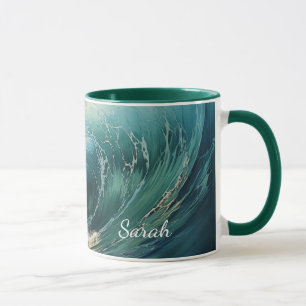 Incredible Surf Painting! Mug