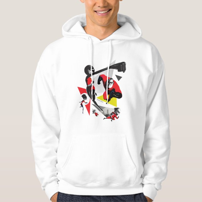 Incredibles 2 | Battling Villainy Hoodie (Front)