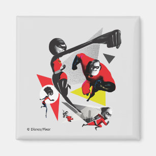 Incredibles 2 Battling Villainy Magnet