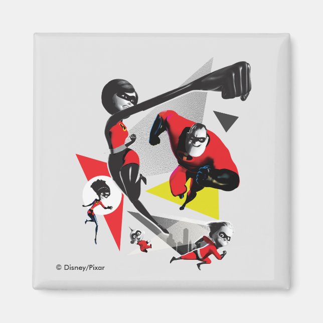 Incredibles 2 | Battling Villainy Magnet (Front)