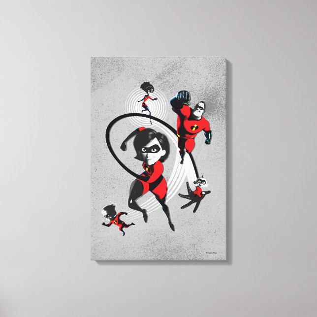 Incredibles 2 | Elite Crime Fighters Canvas Print (Front)