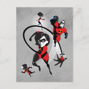 Incredibles 2   Elite Crime Fighters Postcard