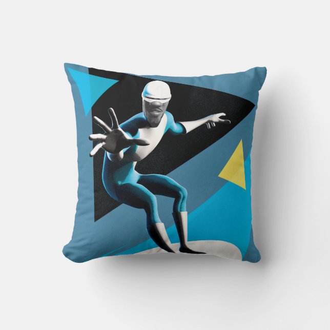 Incredibles 2 | Frozone Throw Pillow (Front)