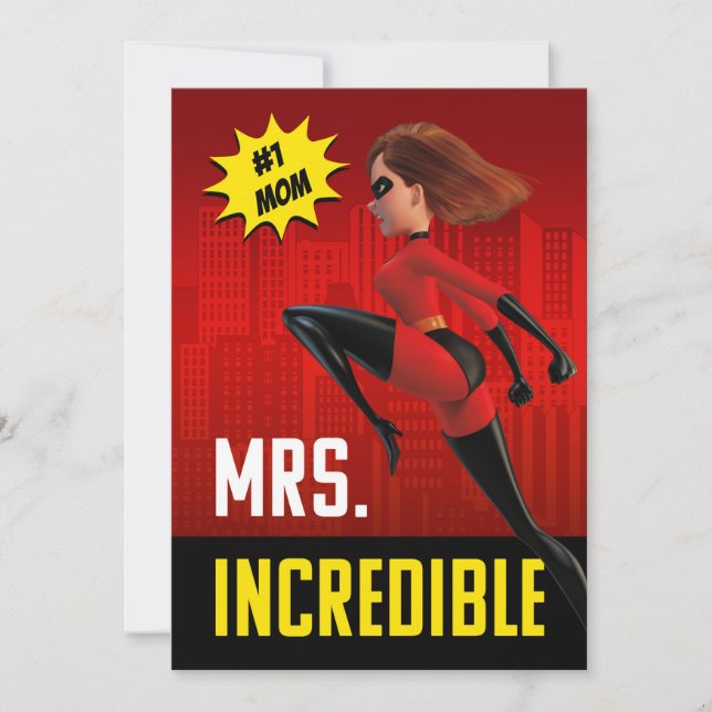 Incredibles 2 | Mrs. Incredible - #1 MOM Card (Front)