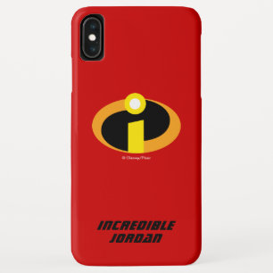 Incredibles Logo   Add your Incredible Name iPhone XS Max Case