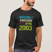 Incredibly Awesome Since April 2003 Birthday