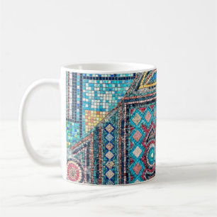 incredibly beautiful and vivid ancient mosaic on t coffee mug