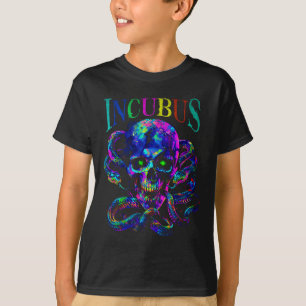 Incubus Skull And Snakes Halloween Gothic Style T-Shirt