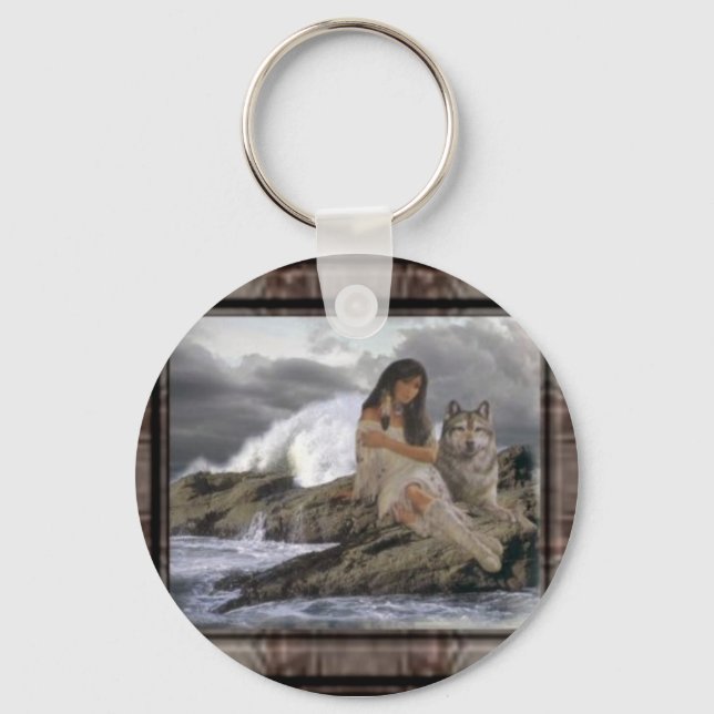 IndainMaiden_Wolf Keychain (Front)