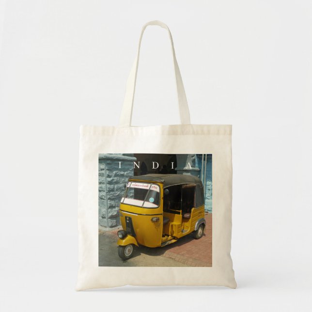 Inde auto rickshaw vue sac fourre-tout (Devant)