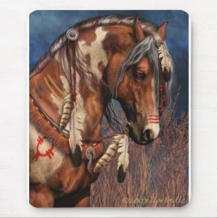 Indean Horse Mouse Pad