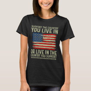 Independance Day 4th Of July Support The Country Y T-Shirt