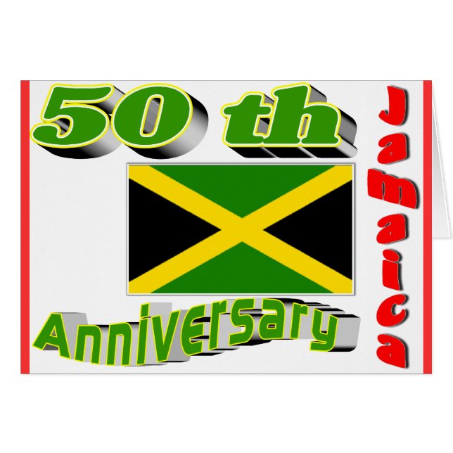 indépendance de la Jamaïque (Devant horizontal)