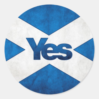 Indépendance écossaise - Sticker Saltire Yes