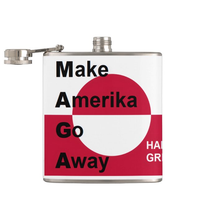 Independant Greenland Hip Flask (Opened)