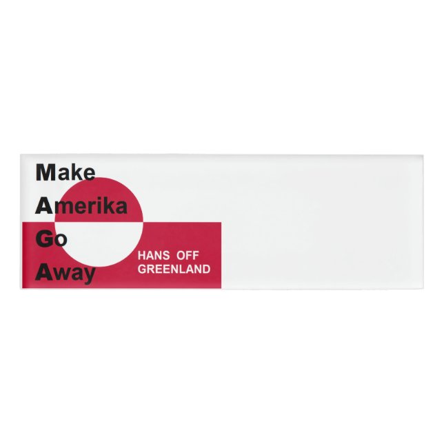 Independant Greenland Name Tag (Front)