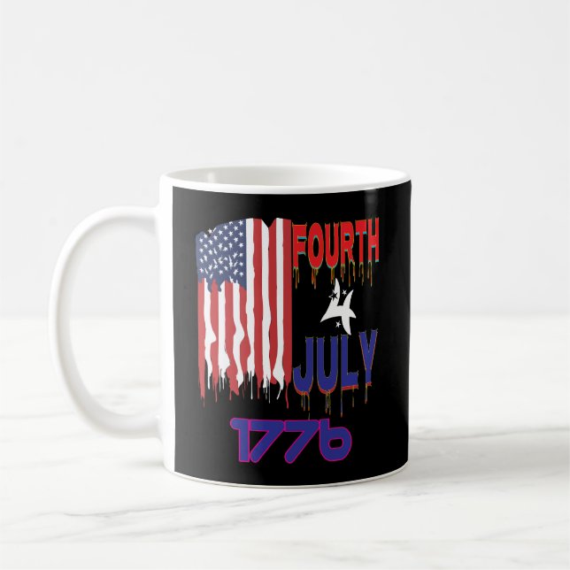 Independence Day 1776 Coffee Mug (Left)