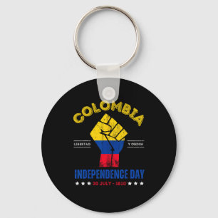 Independence Day 1810 Republic Of Colombia 2023 Keychain