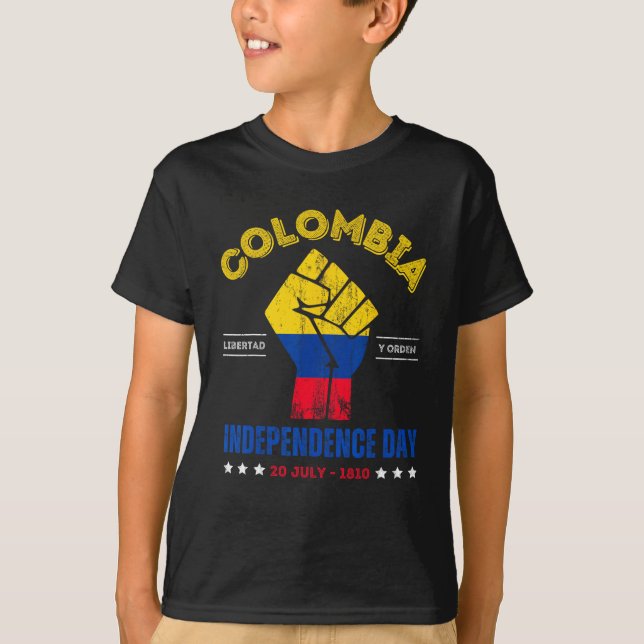 Independence Day 1810 Republic Of Colombia 2023  T-Shirt (Front)
