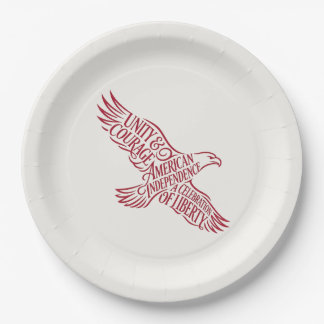 Independence Day 2026 Paper Plate