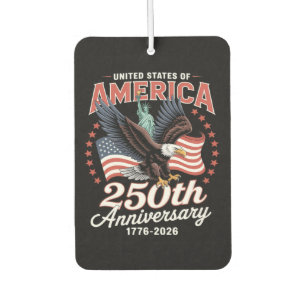 Independence Day 250th Anniversary USA Air Freshener