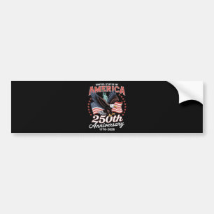 Independence Day 250th Anniversary USA  Bumper Sticker