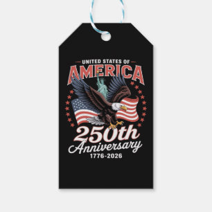 Independence Day 250th Anniversary USA  Gift Tags