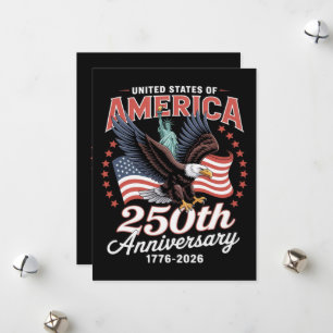 Independence Day 250th Anniversary USA Holiday Card