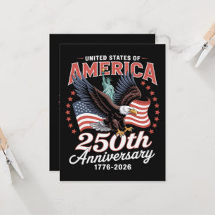Independence Day 250th Anniversary USA Invitation