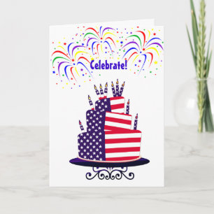 Independence Day 4th of July Card