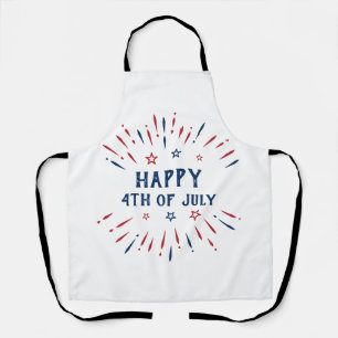 Independence Day 4th Of July Patriotic American Apron